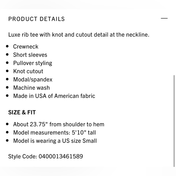 N:Philanthropy Rosey Cut-Out T-Shirt Size Medium - Picture 4 of 15